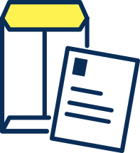 投票入場券のイラスト