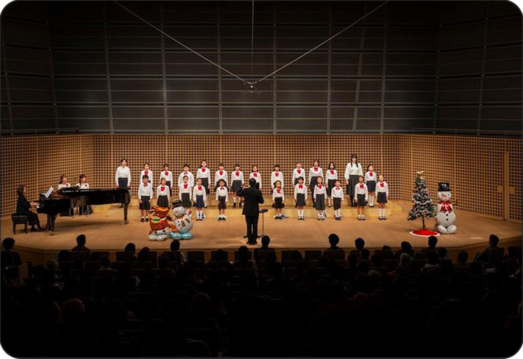 みやこ・キッズ・ハーモニーの合唱風景